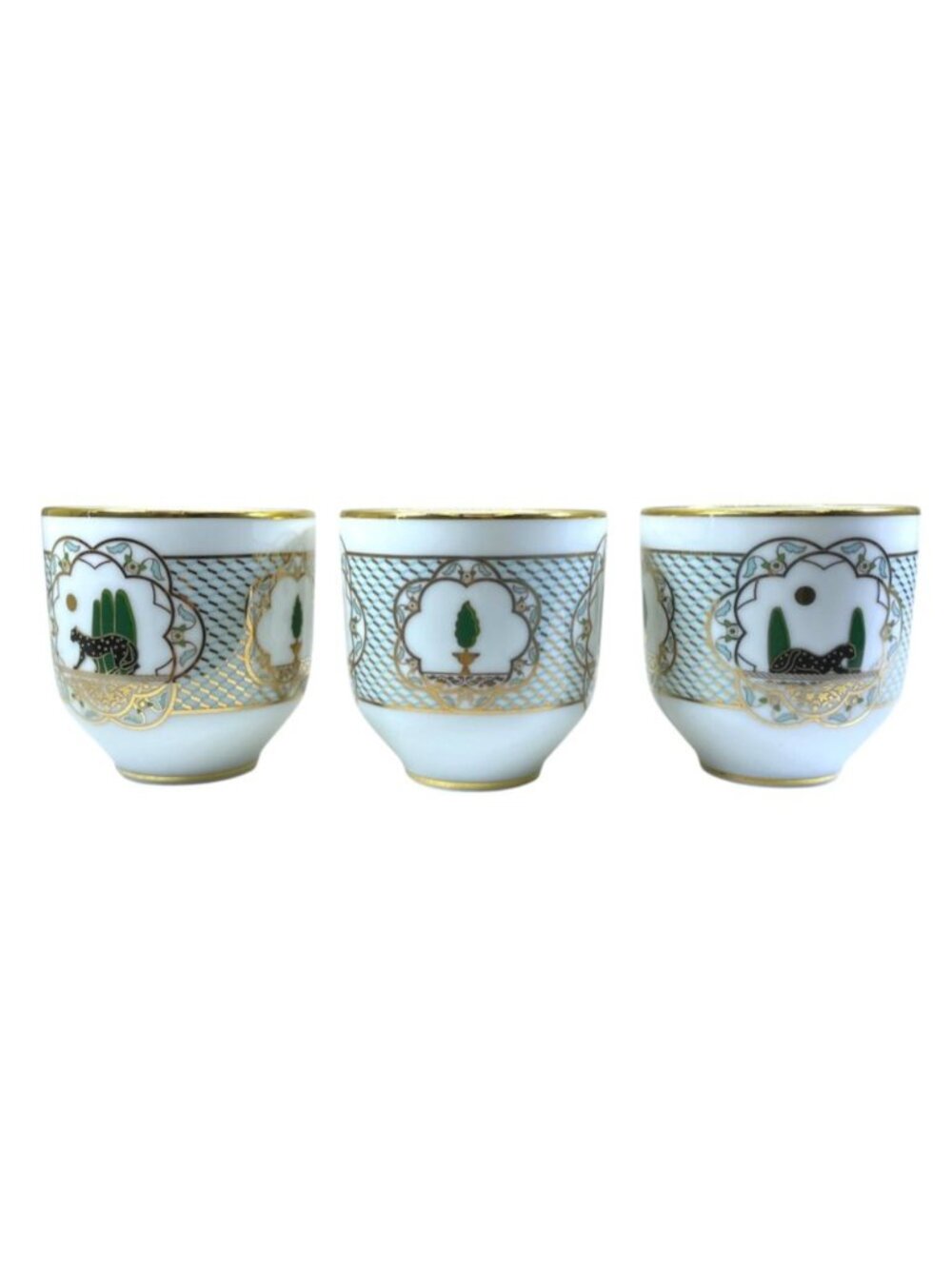 Cartier Panthere de Cartier Cup Set Porcelain White